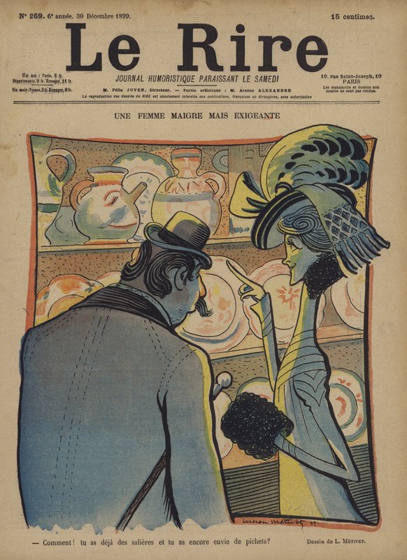 Illustration for Le Rire by Lucien Metivet