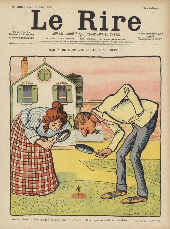 Illustration for Le Rire by Lucien Metivet