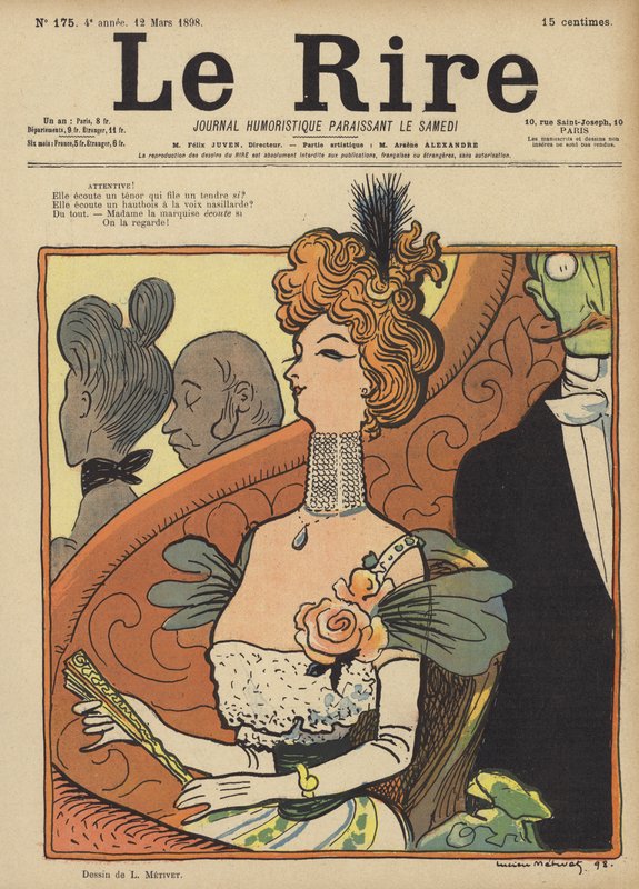 Illustration for Le Rire by Lucien Metivet