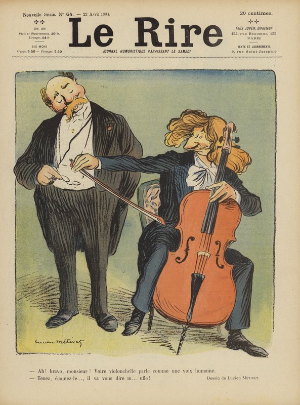 Illustration for Le Rire by Lucien Metivet