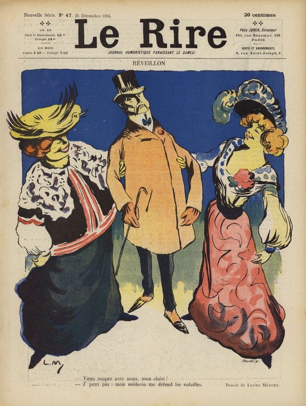 Illustration for Le Rire by Lucien Metivet