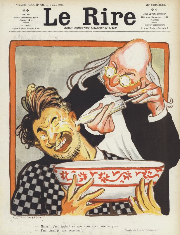 Illustration for Le Rire by Lucien Metivet