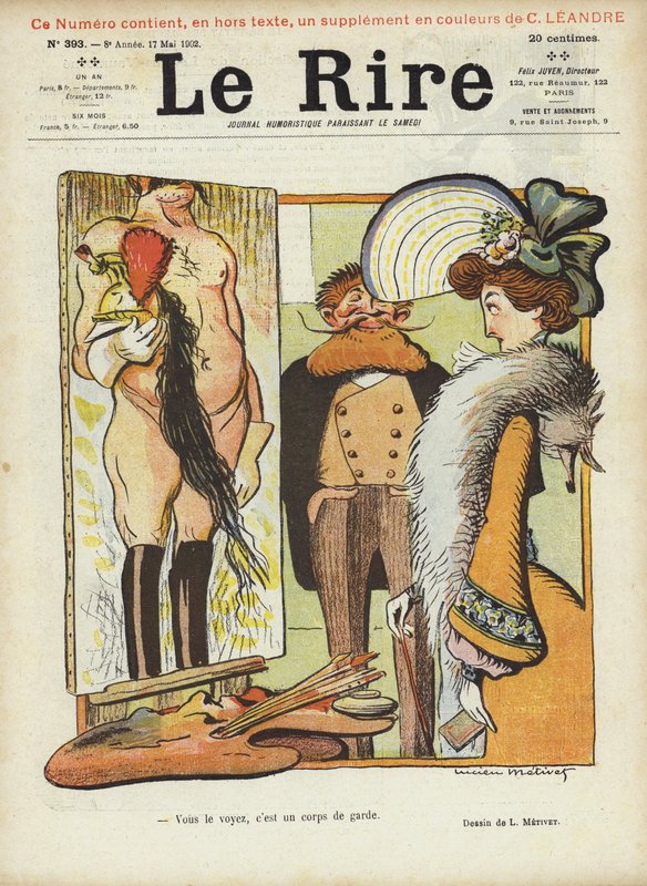 Illustration for Le Rire by Lucien Metivet