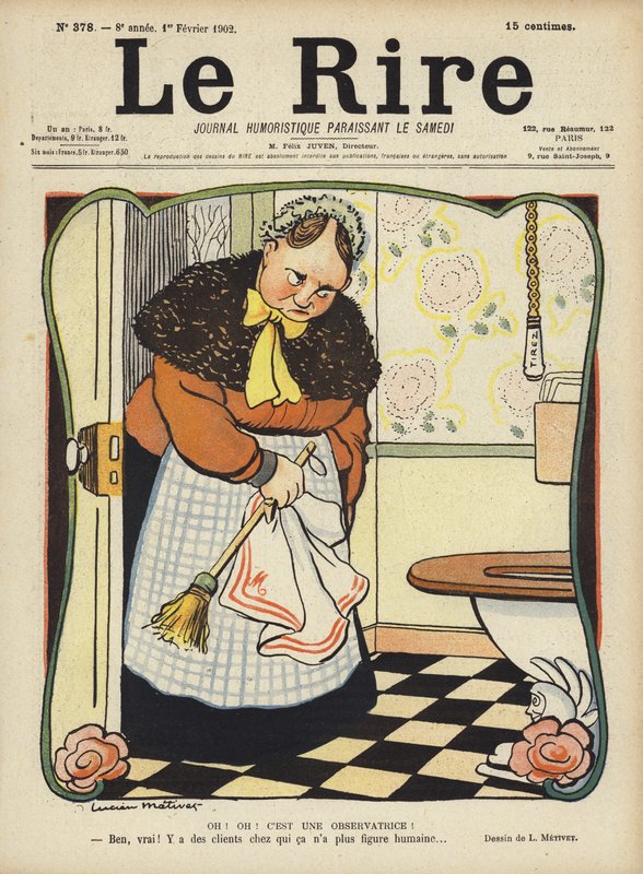 Illustration for Le Rire by Lucien Metivet