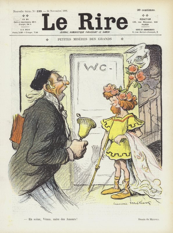 Illustration for Le Rire by Lucien Metivet