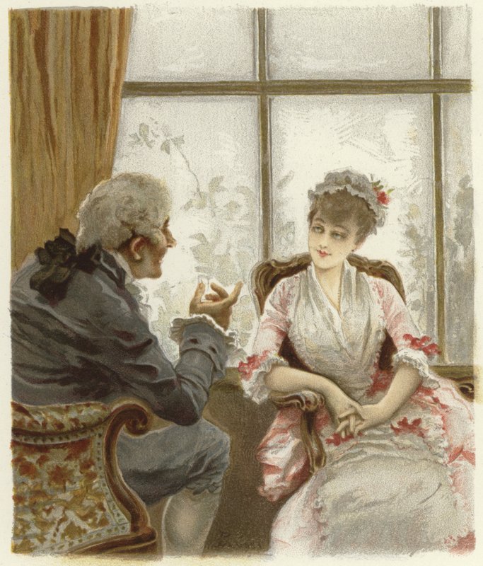 Illustration for The School for Scandal by Lucius Rossi