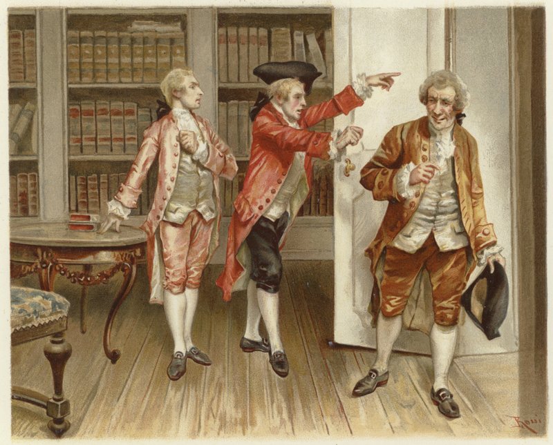 Illustration for The School for Scandal by Lucius Rossi
