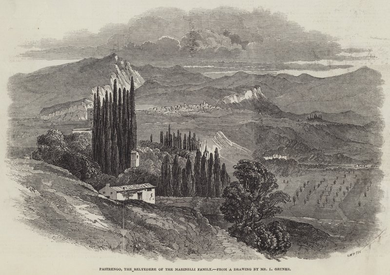 Pastrengo, the Belvedere of the Marinelli Family by Ludwig Gruner