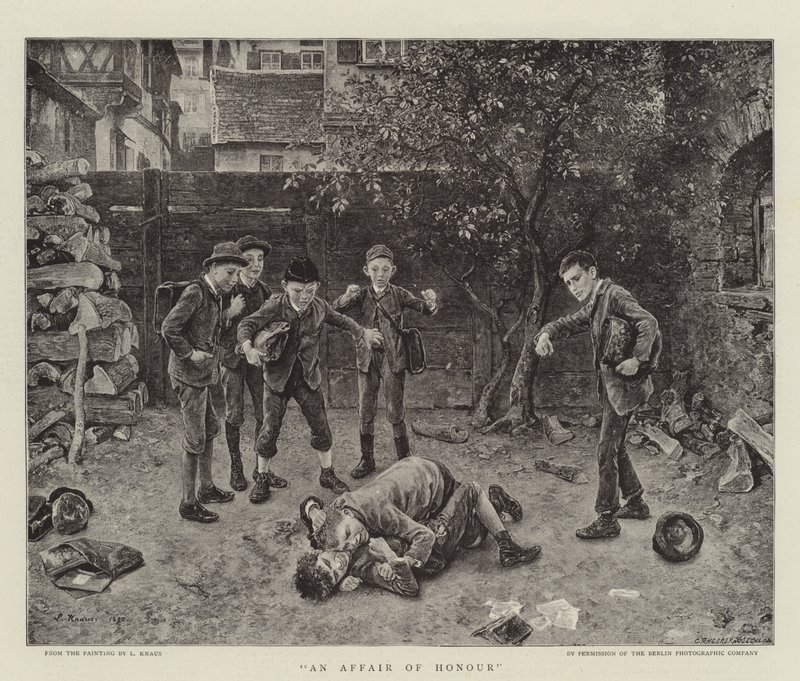 An Affair of Honour by Ludwig Knaus
