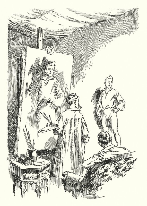 Illustration for The Picture of Dorian Gray by Oscar Wilde by Lui Trugo