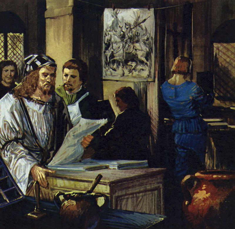 Durer went to Basle and became a xylographer (wood engraver) by Luis Arcas Brauner