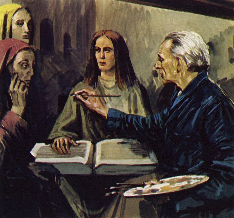Van Meegeren was able to prove that he had forged the paintings by Luis Arcas Brauner