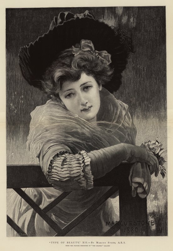 Type of Beauty, XII by Marcus (after) Stone