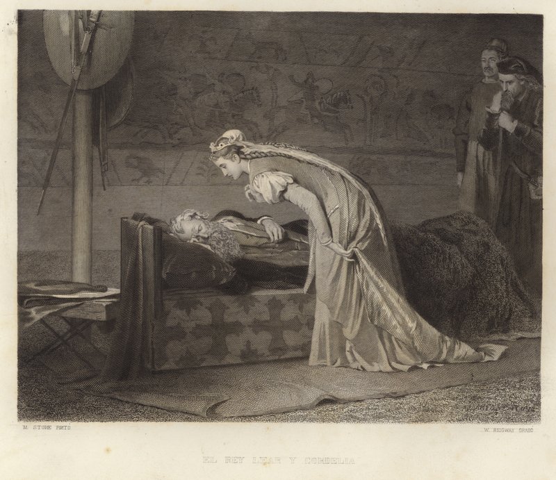 King Lear and Cordelia by Marcus Stone