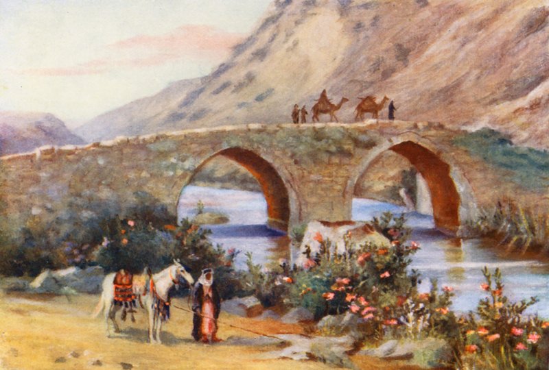 Bridge over the Litany, Jisr el Kardeli by Margaret Thomas
