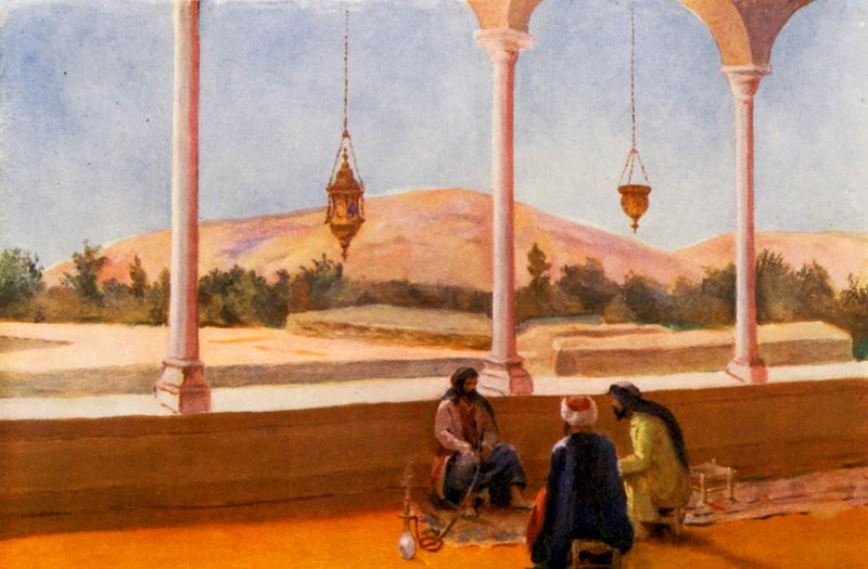 Interior of Private House, Damascus by Margaret Thomas