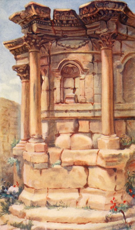 Temple of Venus, Baalbek by Margaret Thomas