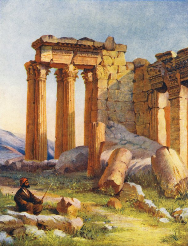 The Small Temple, Baalbek by Margaret Thomas