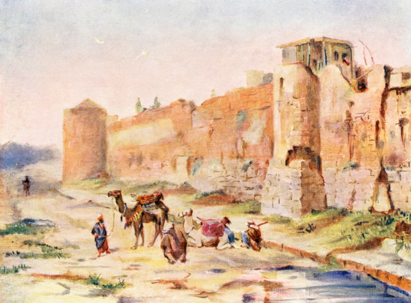 Wall of Damascus, Twilight Effect by Margaret Thomas