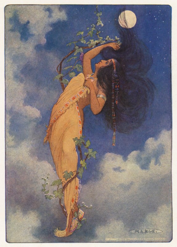 Illustration for Hiawatha by Longfellow by Maria Louise Kirk