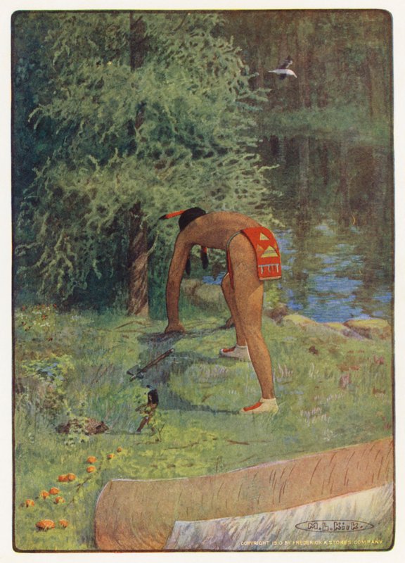 Illustration for Hiawatha by Longfellow by Maria Louise Kirk