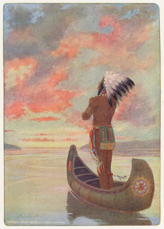 Illustration for Hiawatha by Longfellow by Maria Louise Kirk
