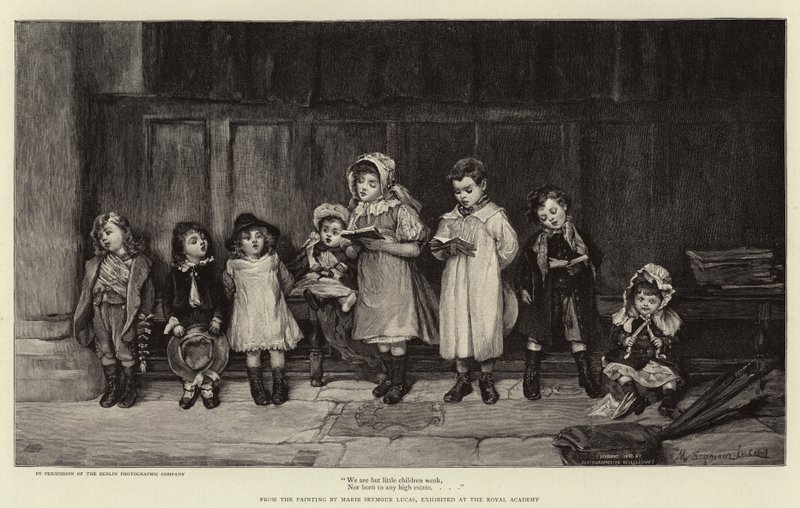 Street Children by Marie Elizabeth Seymour Lucas