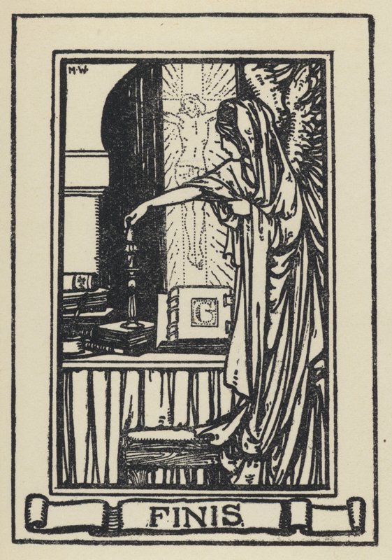 Illustration for The Dream of Gerontius by Cardinal Newman by Marie Preaud Webb