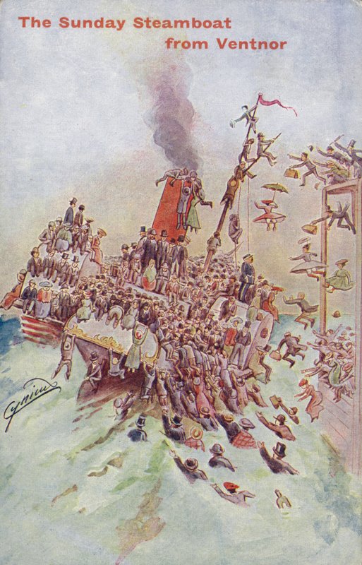 The Sunday Steamboat from Ventnor, Isle of Wight by Martin Cynicus Anderson