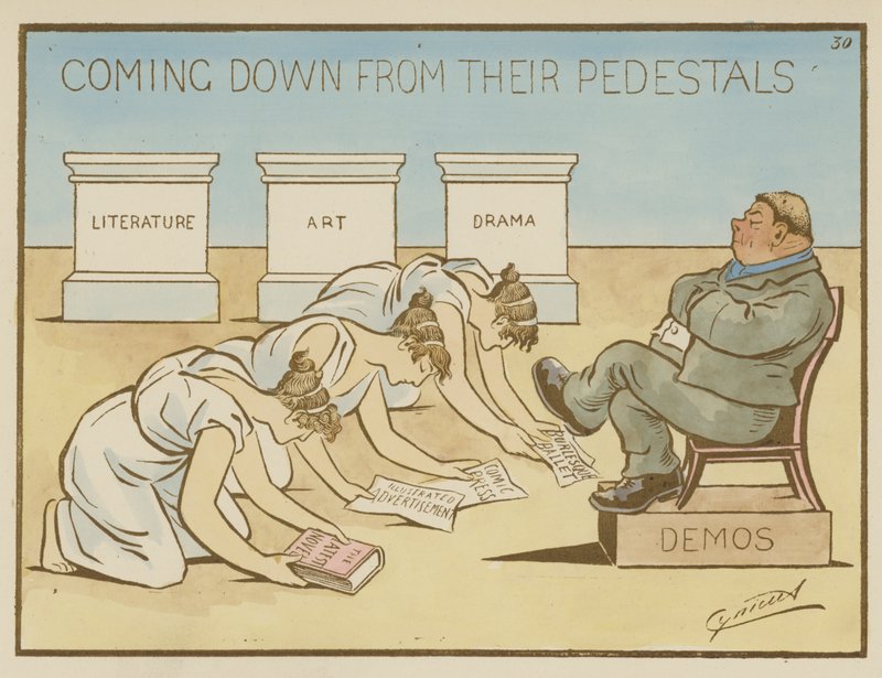 Coming Down from Their Pedestals by Martin Cynicus Anderson