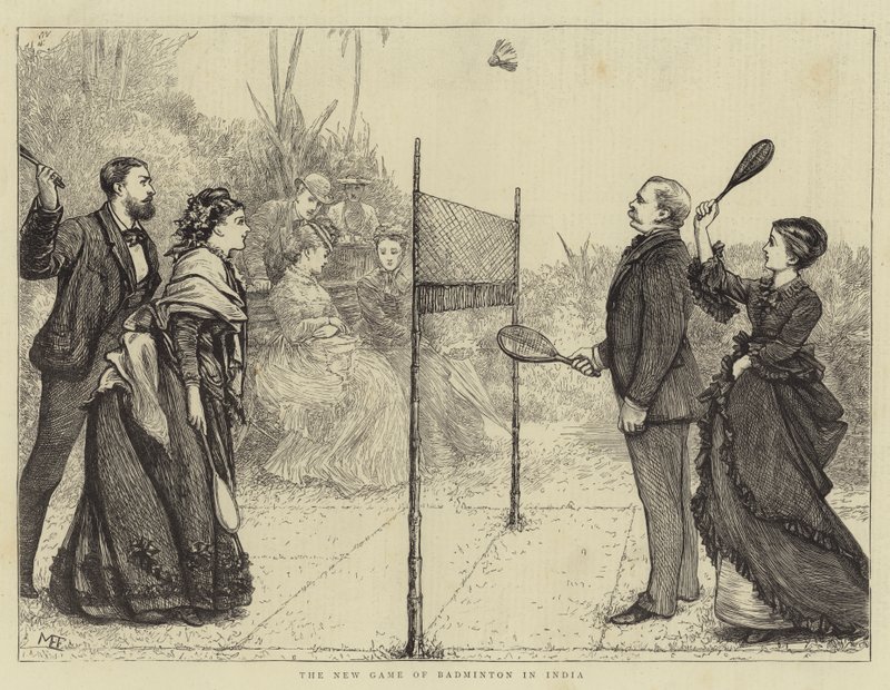 The New Game of Badminton in India by Mary Ellen Edwards