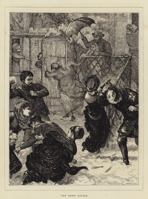 The Snow Battle by Mary Ellen Edwards