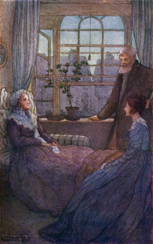 Illustration for Cranford by Mrs Gaskell by Mary V. Wheelhouse
