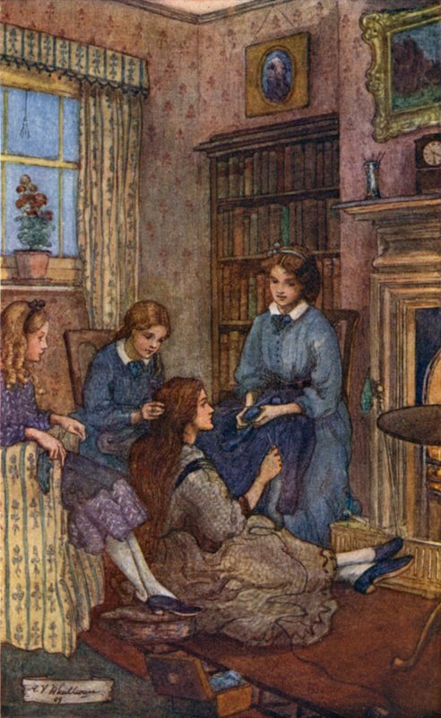 Illustration for Little Women by Mary V. Wheelhouse