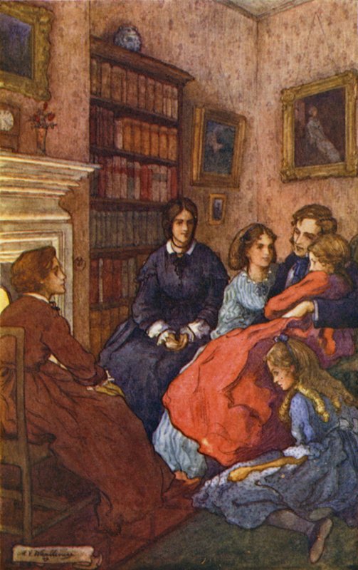 Illustration for Little Women by Mary V. Wheelhouse