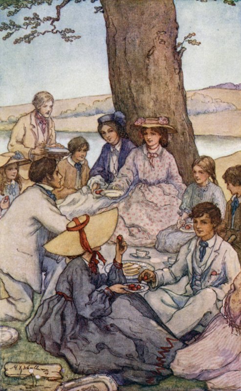 Illustration for Little Women by Mary V. Wheelhouse