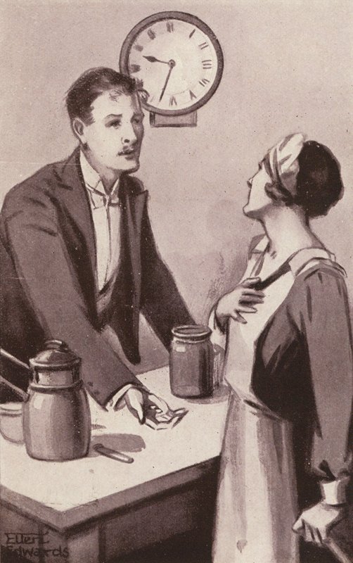 Illustration for Kipps by H.G. Wells by Mary Ellen Edwards
