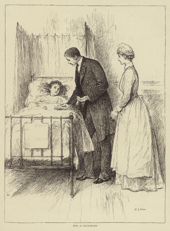Illustration for The Story of a Nurse, by Honnor Morten by Mary L. Gow