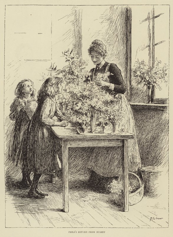 Illustration for The Story of a Nurse, by Honnor Morten by Mary L. Gow