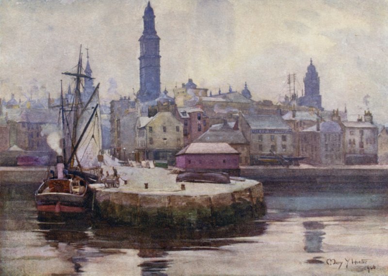 West Harbour, Greenock by Mary Young Hunter