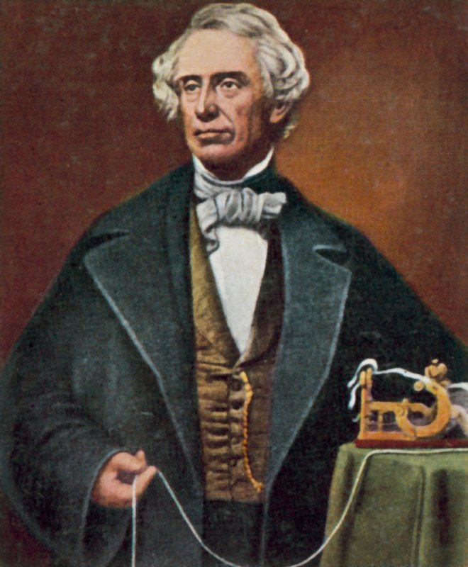 Samuel Morse, American inventor and telegraphy pioneer by Mathew (after) Brady