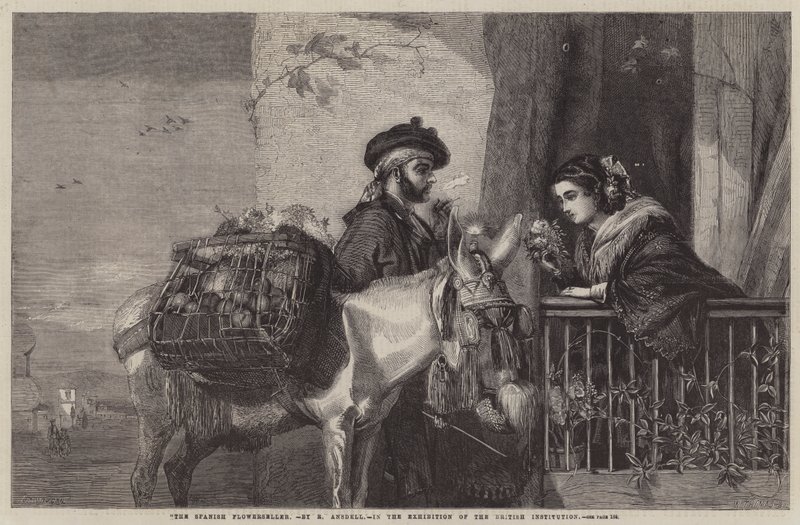 The Spanish Flowerseller by Matthew Somerville Morgan