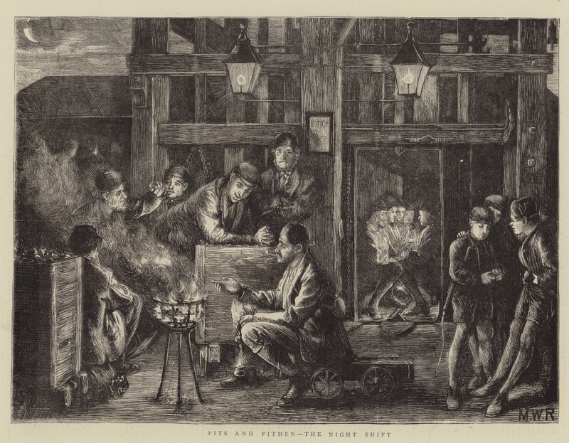 Pits and Pitmen, the Night Shift by Matthew White Ridley