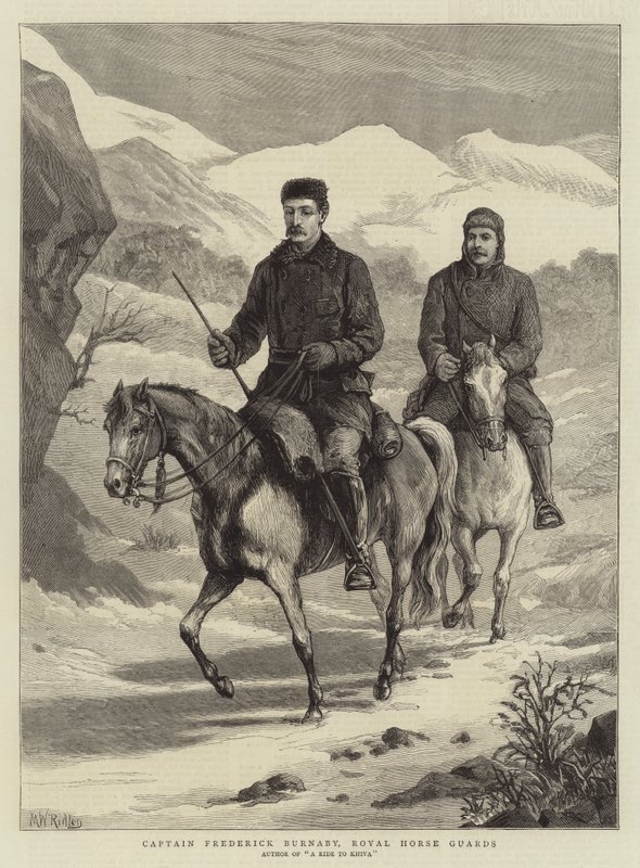 Captain Frederick Burnaby, Royal Horse Guards by Matthew White Ridley