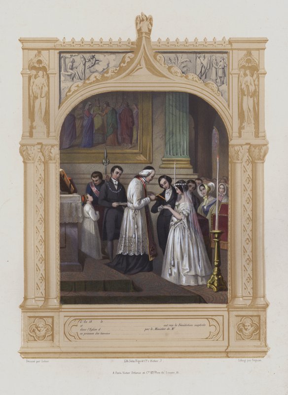Marriage Blessing by Maurice Leloir