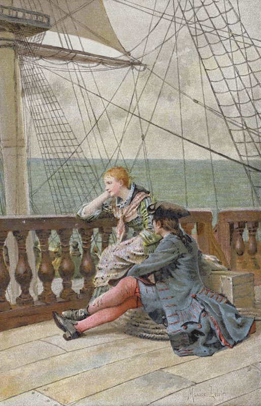 On Board the Ship by Maurice Leloir