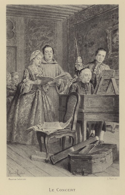 The Concert by Maurice Leloir