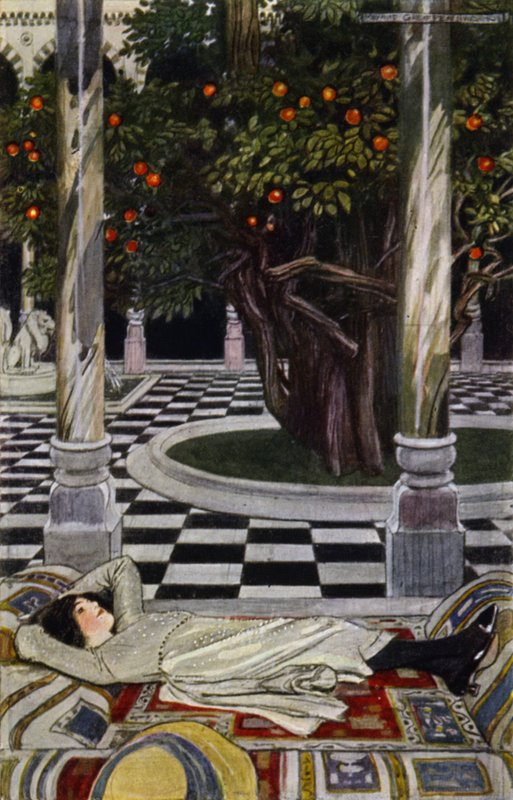 Visit to Baghdad: In the Forecourt by Maurice (after) Greiffenhagen