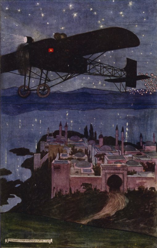 Visit to Baghdad: The Journey by Maurice (after) Greiffenhagen