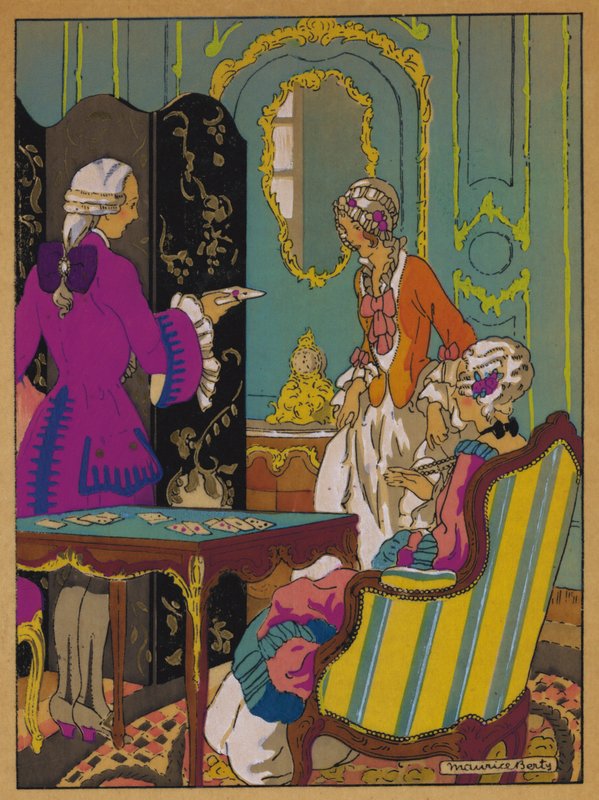 Illustration for Histoire de Manon Lescaut by Maurice Berty